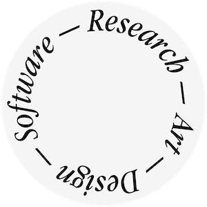 Spinning sticker: Art, design, software, and research.